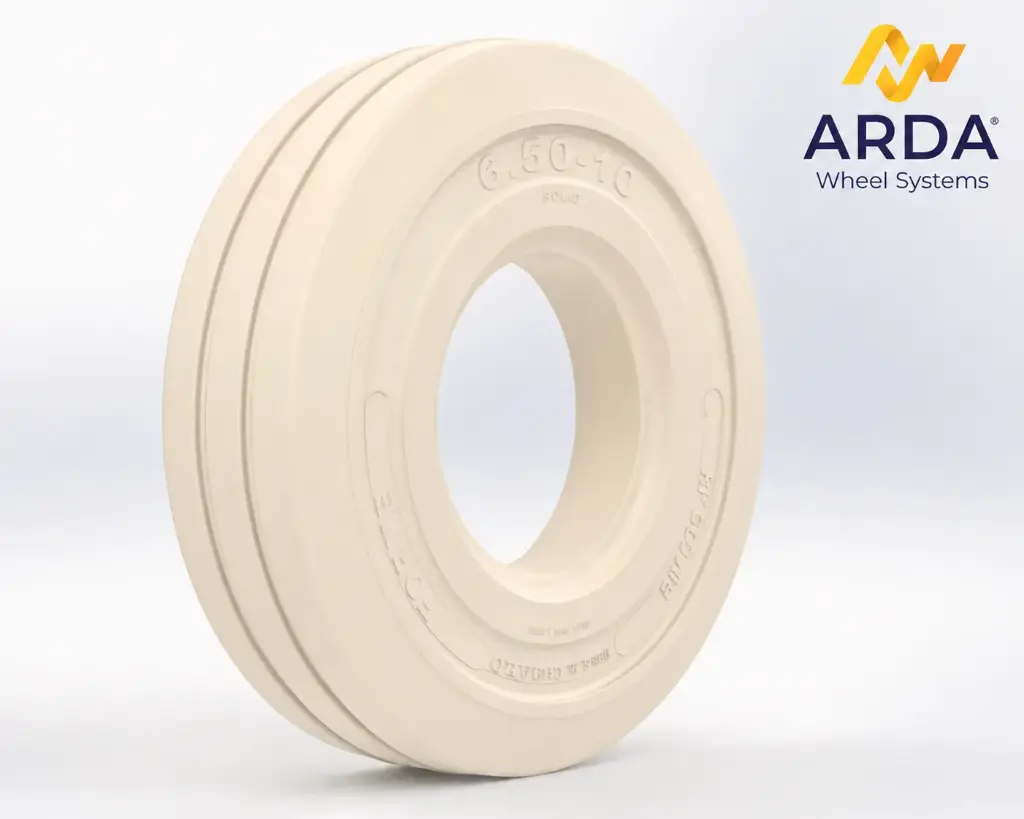 Macizo [FORTE] 4.00-8 (3.75") NO MARKING *RIB*  
