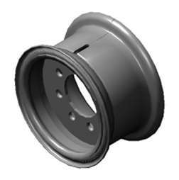 [LEI430833] Llanta Entera (4.33R-8) 106-138/ 8T 18-24/ 84 INT. TOYOTA